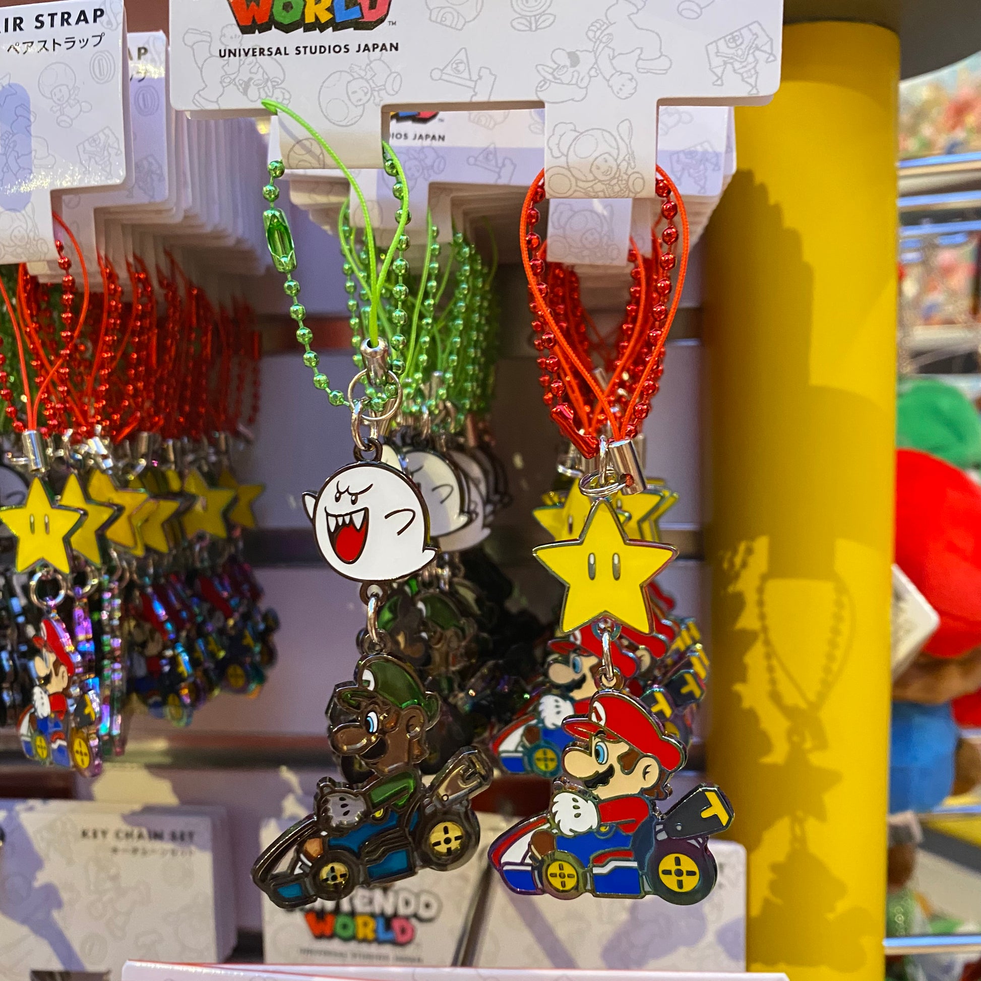 【Order】USJ Mario Kart Pair Keychain - Mario & Luigi