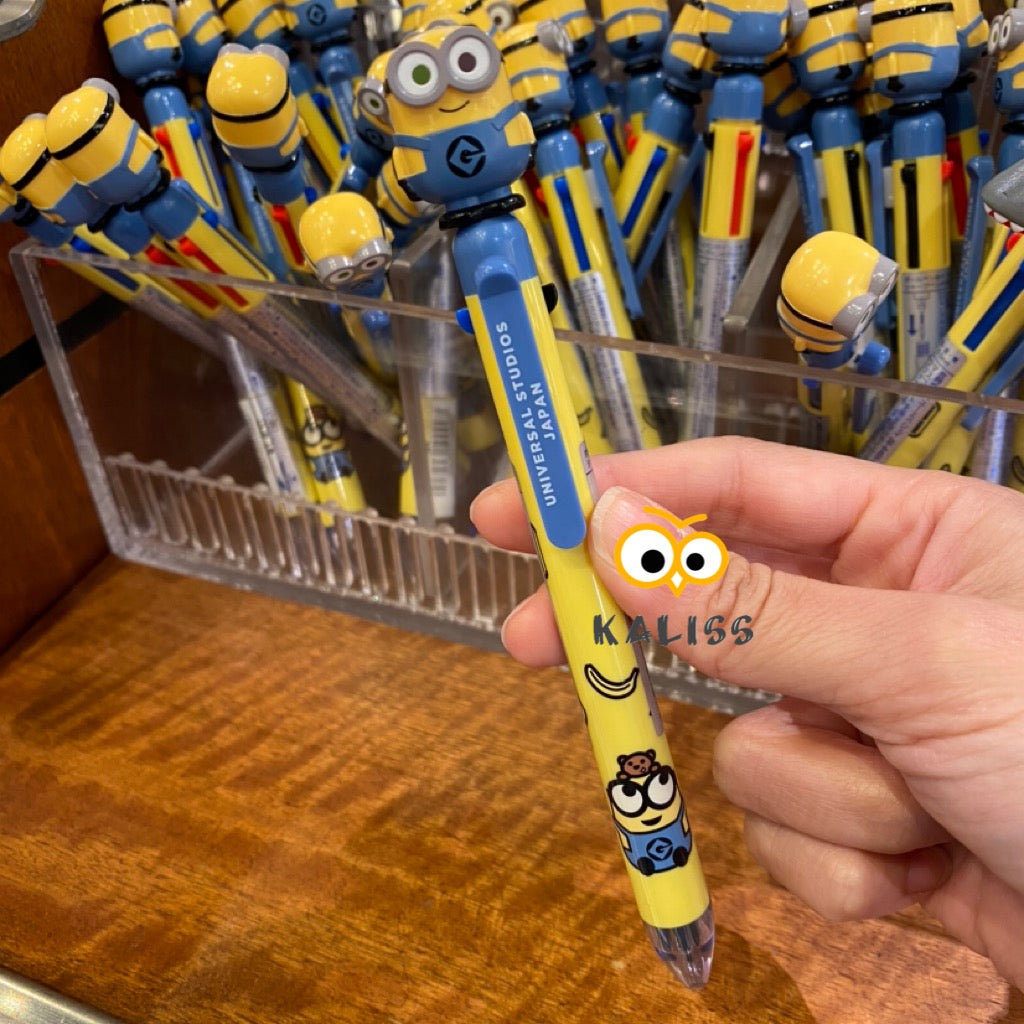【Order】USJ Minions Bob 3-Color Ball Pen + Mechanical Pencil